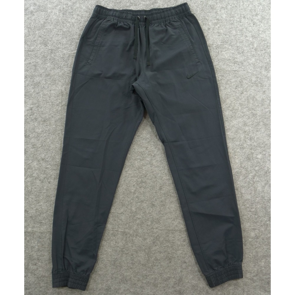 Nike Joggers Sweatpants Mens Medium Black Taoered Elastic Waist Active Gym